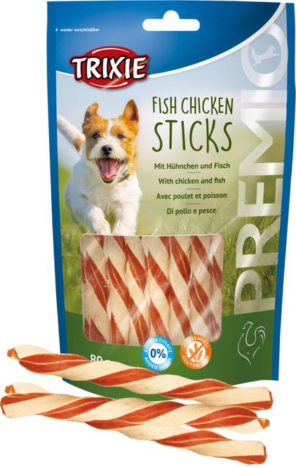 Hovedbilde Premio Fish Chicken Sticks 80g